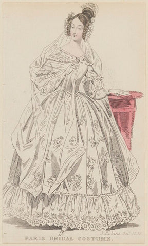 'Paris Bridal Costume', October 1836 NPG D47707