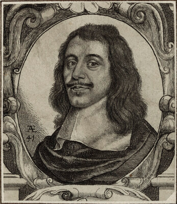 Sylvanus morgan in the emblematical frontispiece to his 'sphoere of gentry' npg d30436