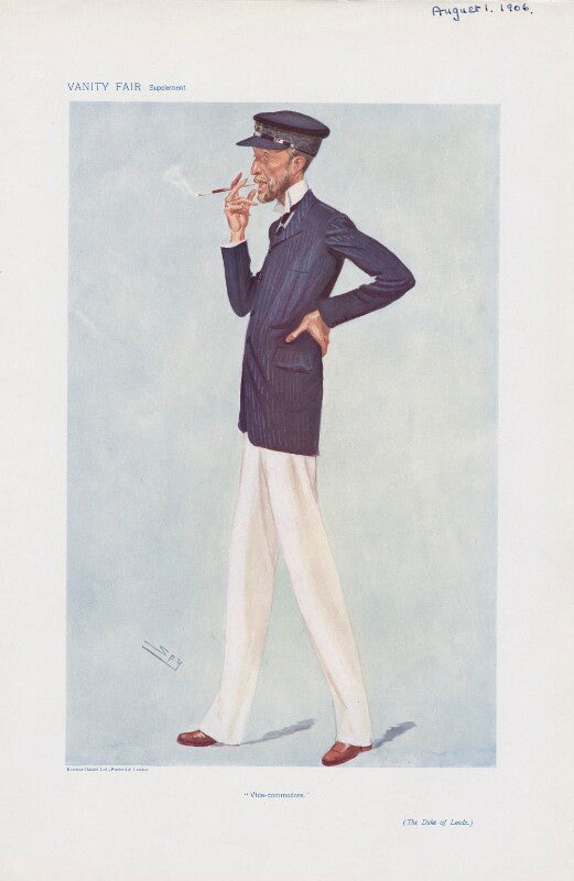 George godolphin osborne, 10th duke of leeds ('men of the day. no. 1025. "vice commodore."') npg d45338