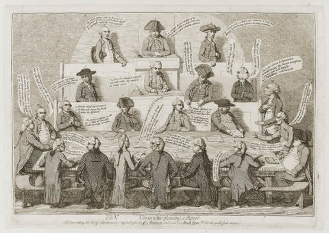 'The v[ictualling] committee framing a report' NPG D12312