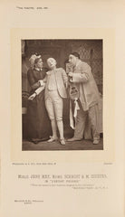 Madame Schmidt as Madame Pierrot; Jane May as Pierrot Junior; Monsieur Courtès as Pierrot Senior in 'L'enfant Prodigue' NPG Ax28822