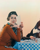 A Day in the Life of a Debutante: Lunch with mother and a roving eye (Betty Cowell) NPG x222133