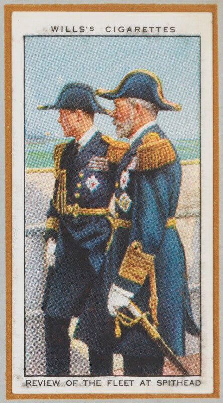 'review of the fleet at spithead' (prince edward, duke of windsor (king edward viii); king george v) npg d47235