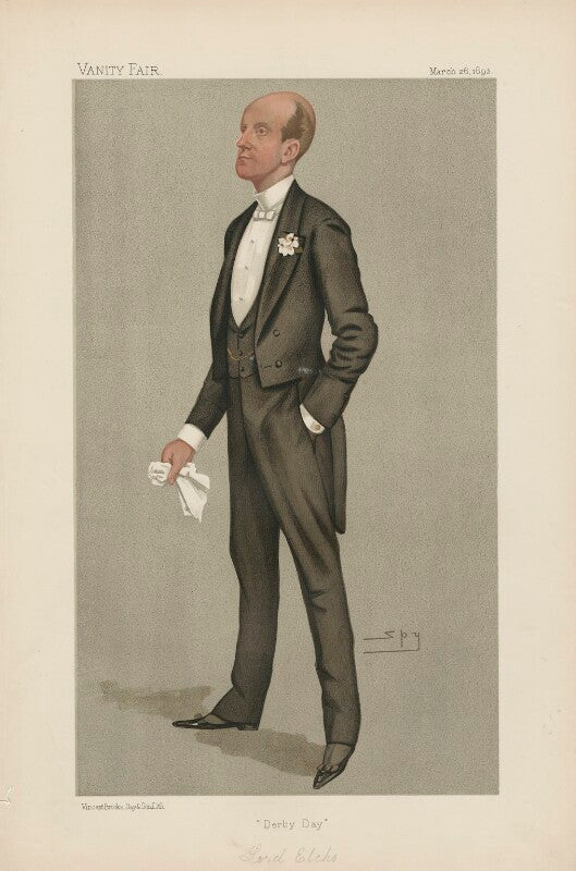 Hugo francis, lord elcho ('statesmen. no. 588. "derby day."') npg d44587