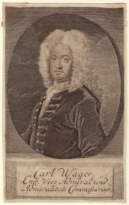 Sir charles wager npg d27532