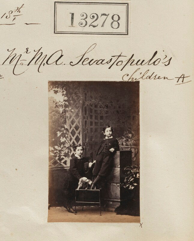 Alexander michael sevastopulo and george sevastopulo npg ax62911