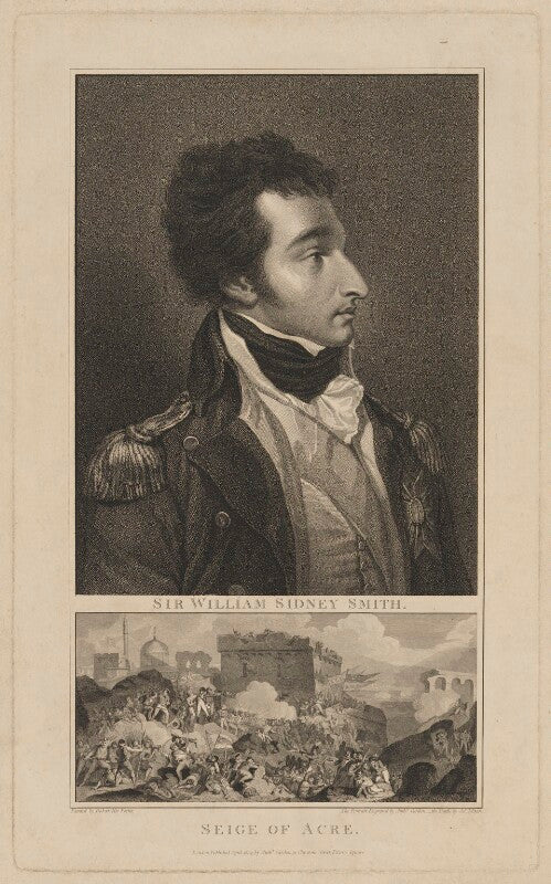 Sir sidney smith with 'seige of acre' npg d41787