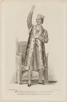 William Charles Macready as King John NPG D38571