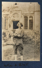 Dorothy Brett with Lady Ottoline Morrell's pug Soie NPG Ax140492