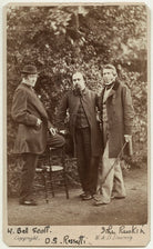 William Bell Scott; Dante Gabriel Rossetti; John Ruskin NPG Ax38133