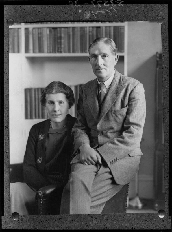 Agnes mary (née rowland), lady gibbs; sir philip armand hamilton gibbs npg x68884