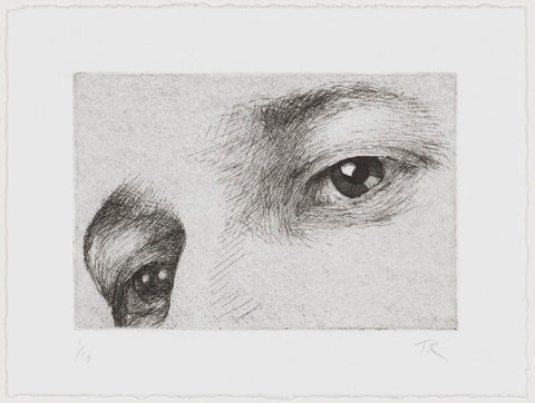 Etching and aquatint of a pair of eyes NPG D49632