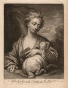 Catherine (née Kneller) Huckle as St Agnes NPG D4574