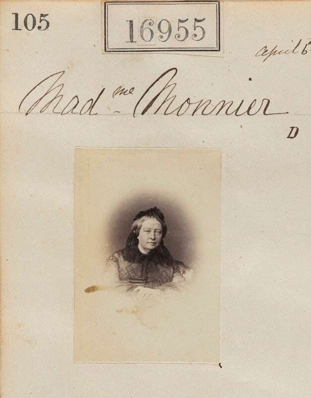 Sophie monnier (née chartron) npg ax64836