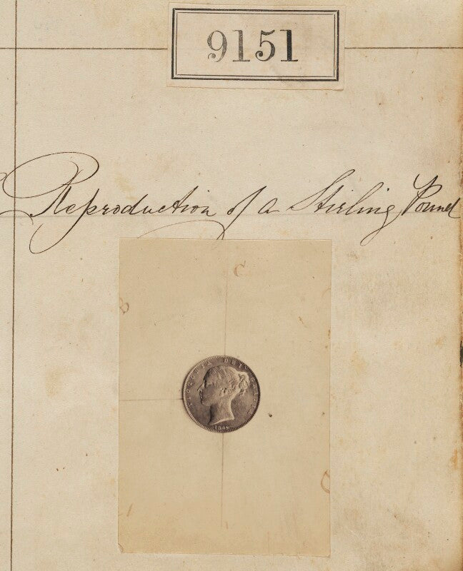 'reproduction of a sterling pound' npg ax58973