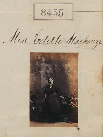 Alice Edith Partridge (née Mackenzie) ('Miss Edith Mackenzie') NPG Ax58277