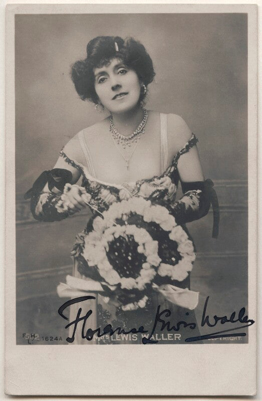 Florence west (mrs lewis waller) npg x27242