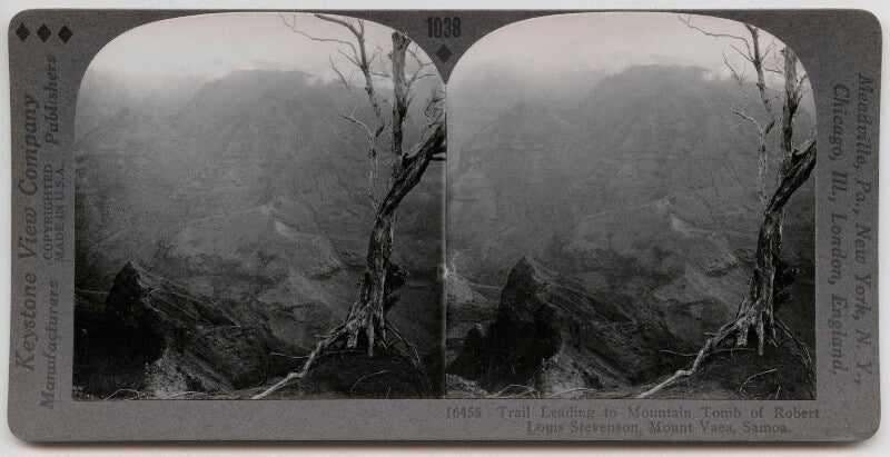 'trail leading to mountain tomb of robert louis stevenson, mount vaea, samoa' npg x199108