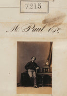 Mr M. Paul NPG Ax57129