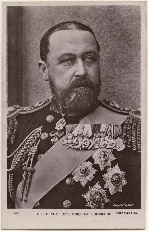 'h.r.h. the late duke of edinburgh' (prince alfred, duke of edinburgh and saxe coburg and gotha) npg x193061