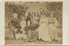 Sir Edward Burne-Jones and William Morris with their families NPG x131265