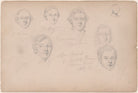 J. De Leon; Mr Brock and five unknown sitters NPG D23313(61)