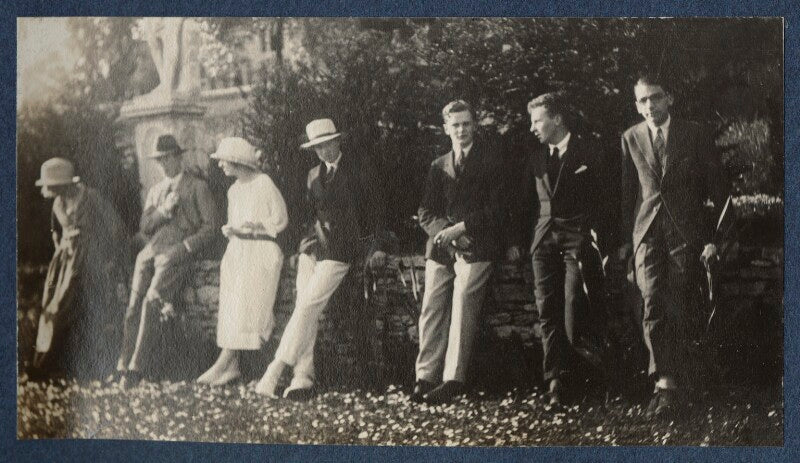 Baroness renira van heeckeren van kell; baroness albertine van heeckeren van kell; jean de menasce and others npg ax141587