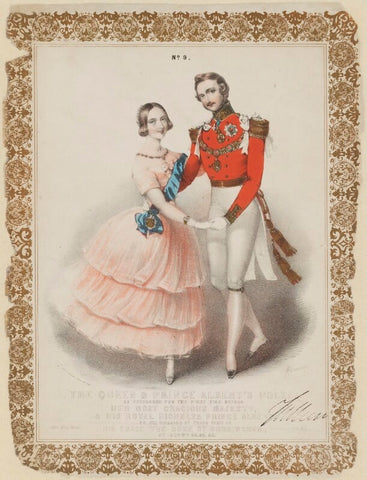 The Queen & Prince Albert's Polka (Queen Victoria; Prince Albert of Saxe-Coburg and Gotha) NPG D20927