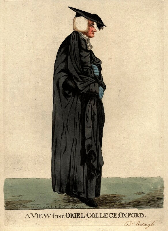 John eveleigh ('a view from oriel college, oxford') npg d9443