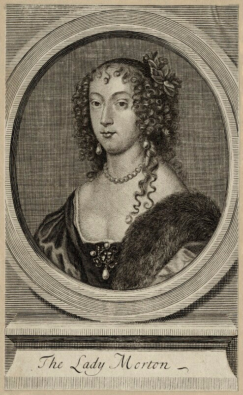 Ann douglas (née villiers), countess of morton npg d28469