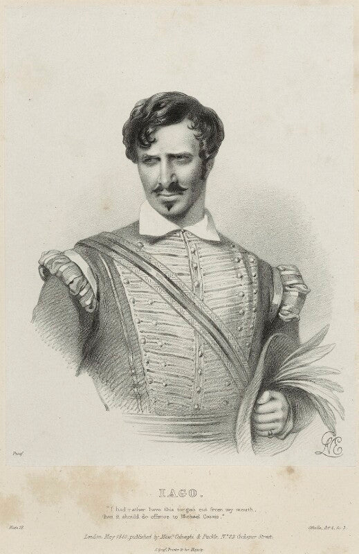 Charles kemble as iago in 'othello' npg d22334