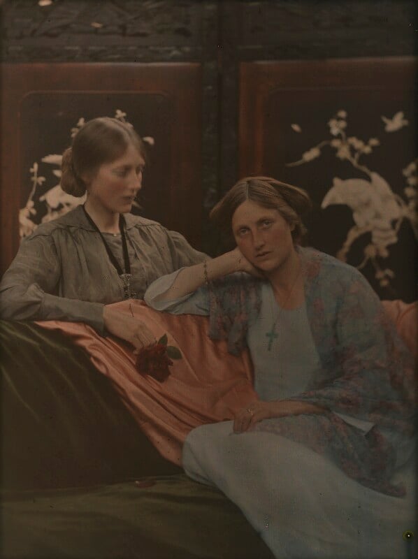 Katharine legat (née edis); emmeline mckendrick (née edis) npg x38475