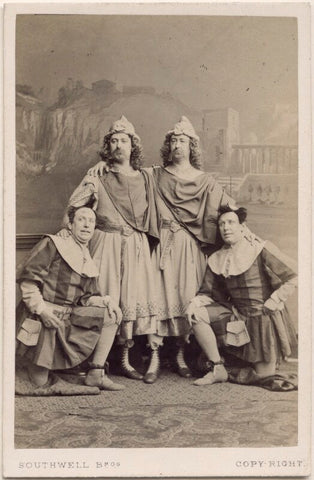 The Webb Brothers, John Nelson and George James Vining in 'The Comedy of Errors' NPG x138801