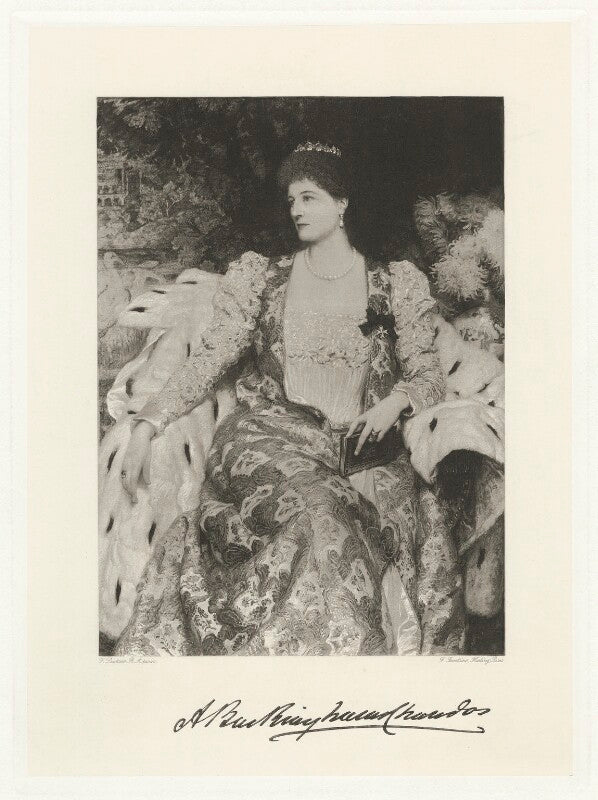 Alice anne (née montgomery), duchess of buckingham and chandos (later lady egerton) npg d32302