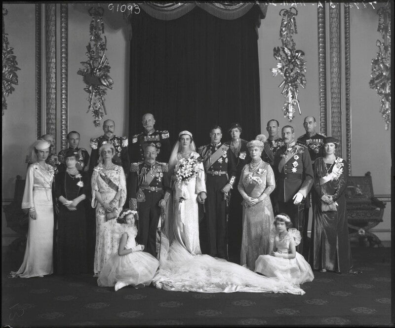 The wedding of prince george, duke of kent and princess marina, duchess of kent npg x95790