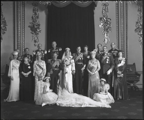 The wedding of Prince George, Duke of Kent and Princess Marina, Duchess of Kent NPG x95790