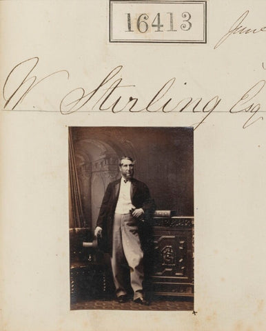 Mr W. Stirling NPG Ax64326