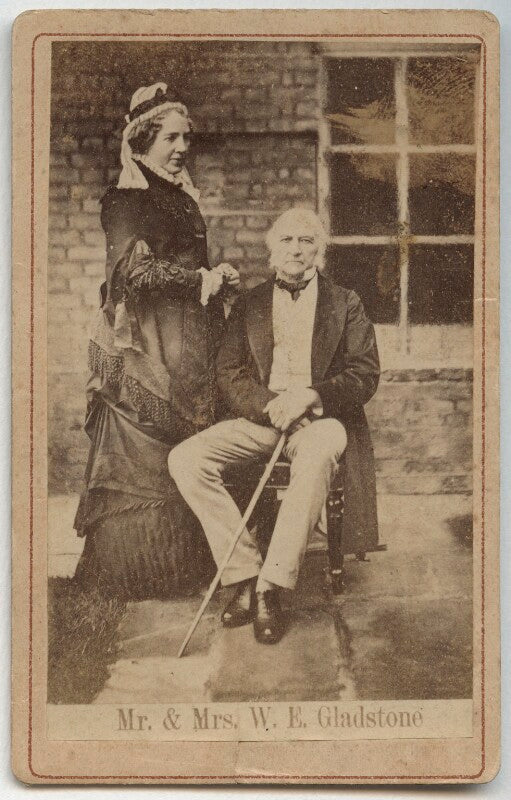 Catherine gladstone (née glynne); william ewart gladstone npg x5976