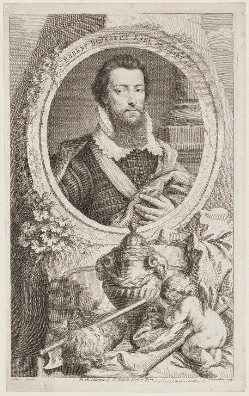Robert Devereux, 2nd Earl of Essex NPG D36563