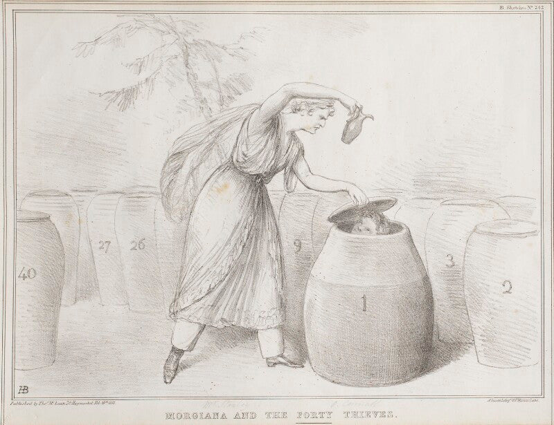 Morgiana and the forty thieves (edward stanley, 14th earl of derby; daniel o'connell) npg d41177