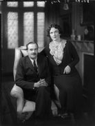 Sir Timothy Calvert Eden, 8th Bt; Edith Mary Patricia (née Prendergast), Lady Eden NPG x80948