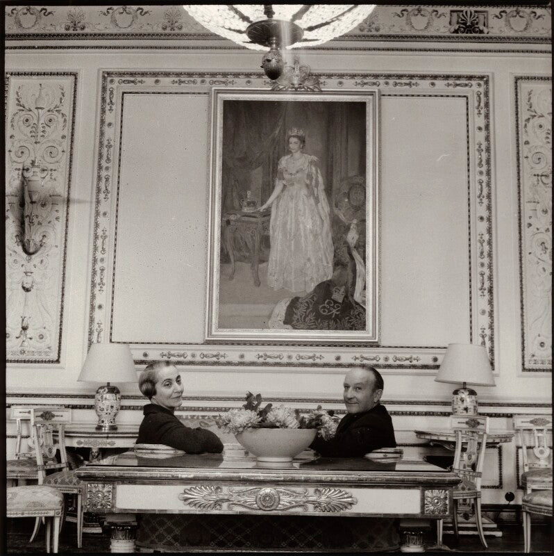 Celeste lelia beatrix (née shoucair), lady roberts; sir frank kenyon roberts npg x134752