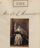 Miss A.L. Hammond NPG Ax58100