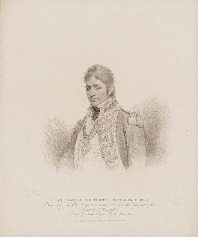 Sir thomas troubridge, 1st bt npg d39414