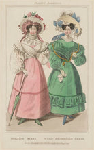 French Fashions, August 1829. 'Morning Dress. Public Promenade Dress' NPG D47649