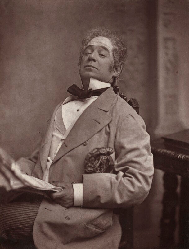 John lawrence toole as barnaby doublechick in 'the upper crust' npg ax7707