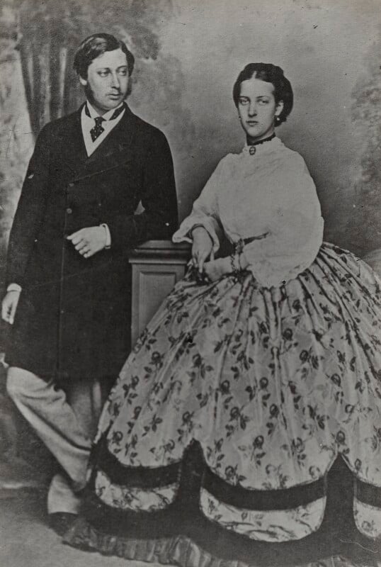 King edward vii; queen alexandra npg ax26441