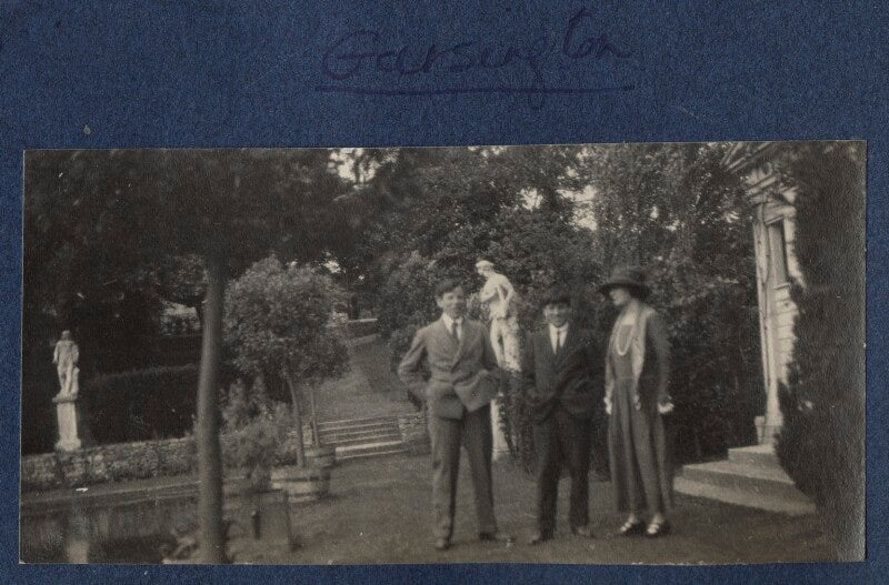 Gilbert spencer; sir stanley spencer and an unknown woman npg ax141644