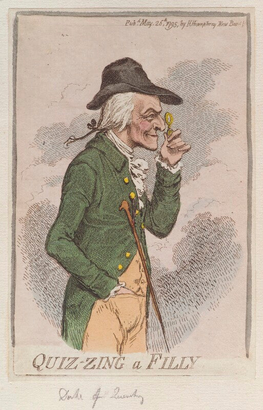 William douglas, 4th duke of queensberry ('quiz zing a filly') npg d12512