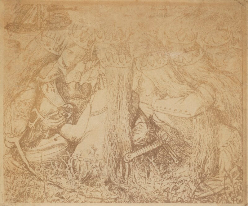 'king arthur and the weeping queens' npg p1273(1a)